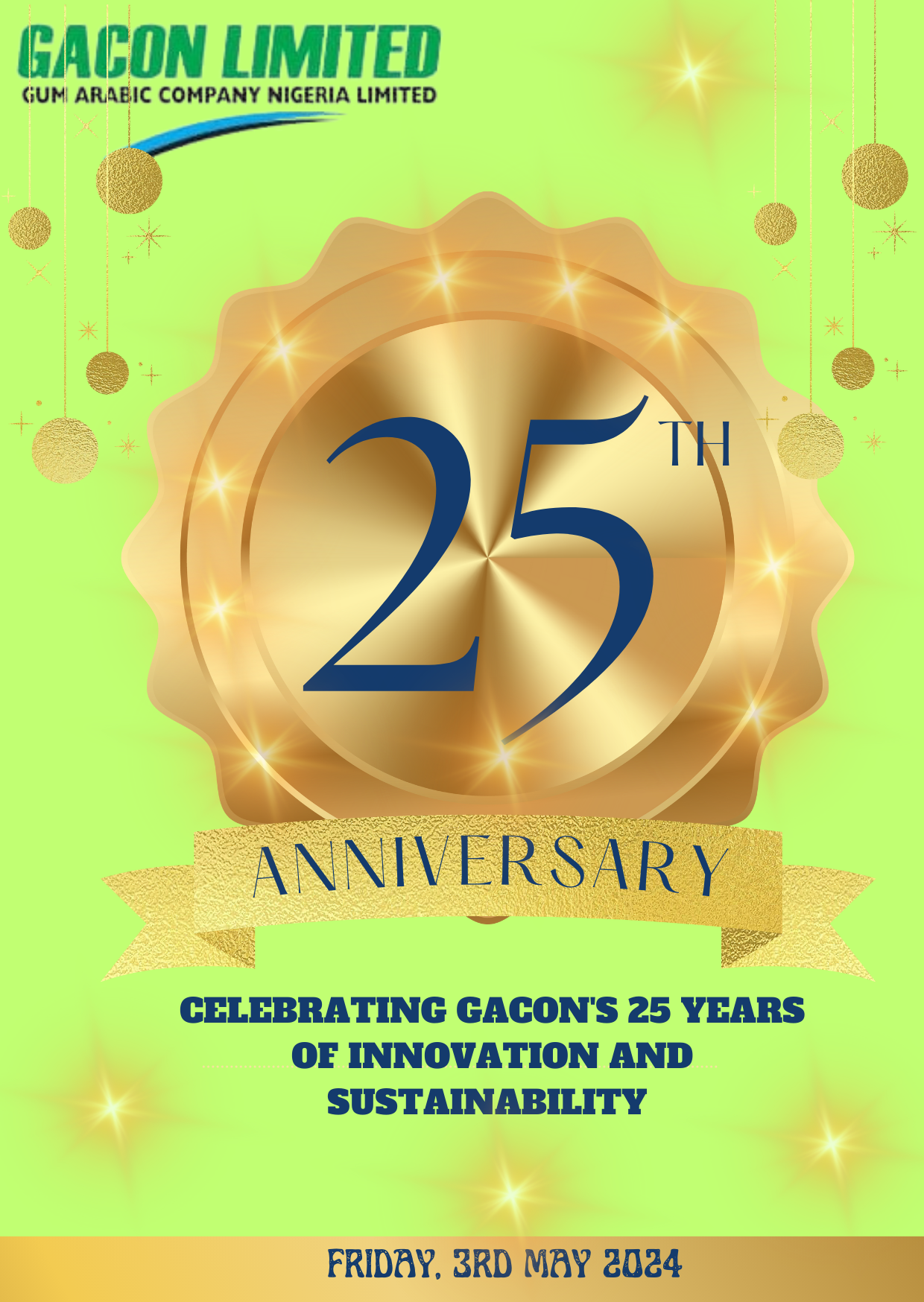 CELEBRATING GACON’S 25 YEARS OF INNOVATION AND SUSTAINABILITY